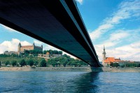 Hrad a Dóm svätého Martina spod Mosta SNP  /od 60x40cm